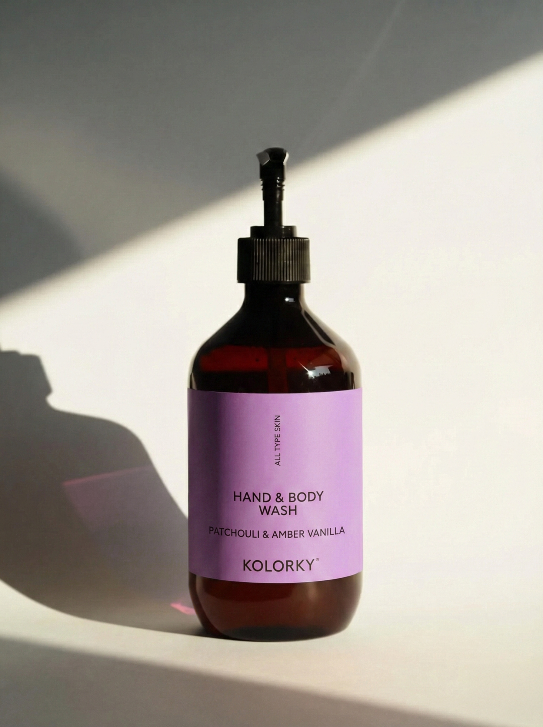 HAND &amp; BODY WASH, Patchouli &amp; Amber Vanilla, 490 ml