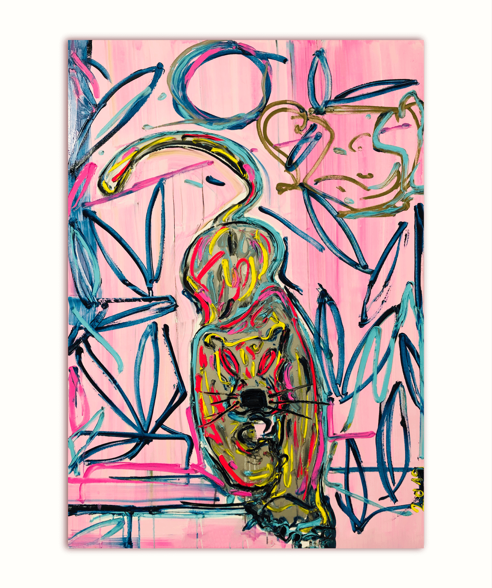 Dobrý plagát VEĽKÁ KOČKA od Mareka Číhala