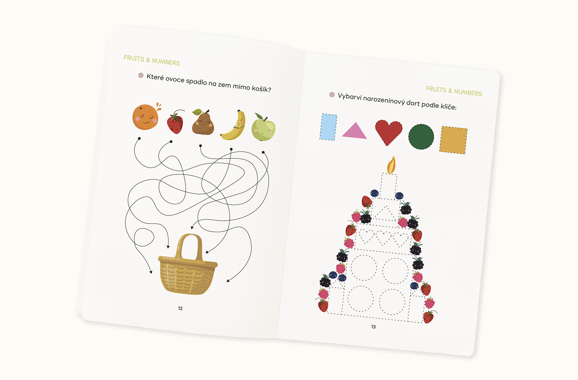 Pracovní sešit Ovoce a čísla