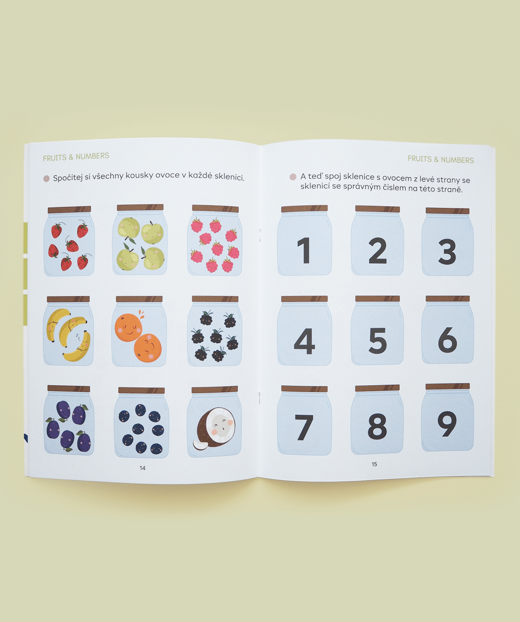 Pracovný zošit Ovocie a čísla